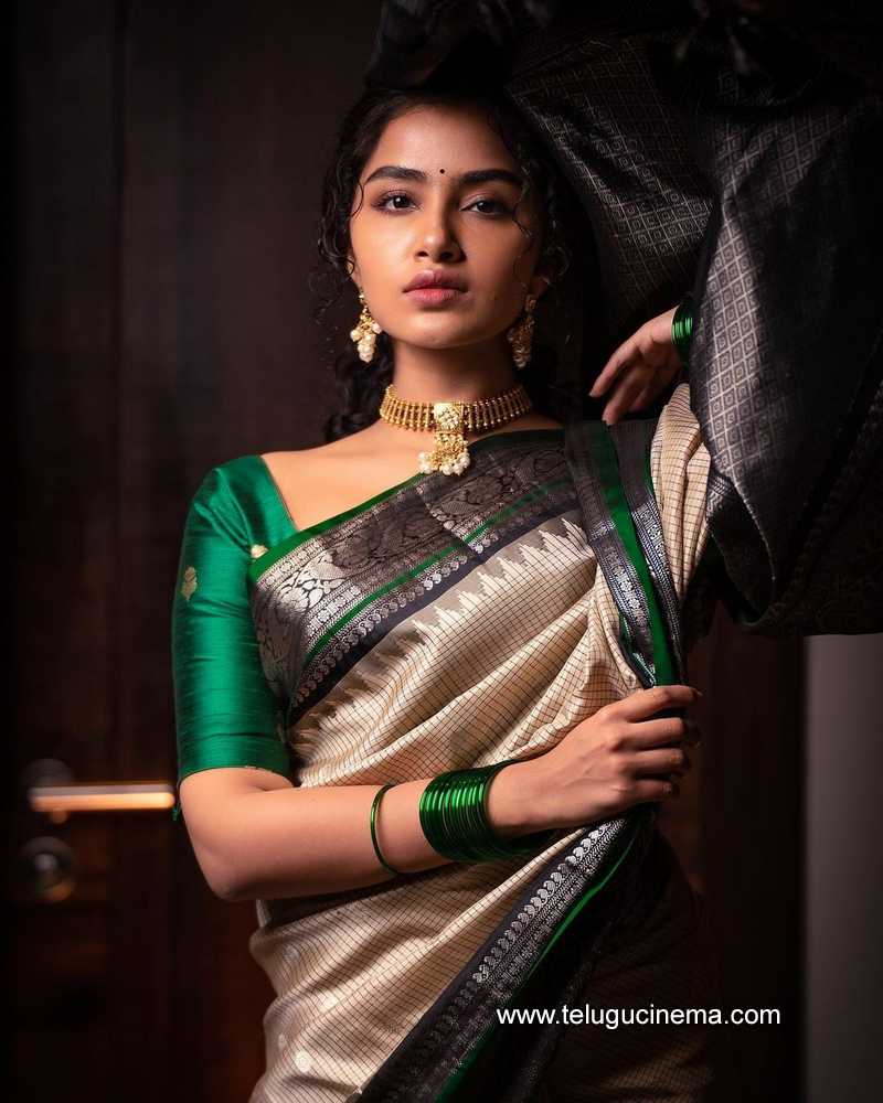 Anupama Parameswaran In A Stunning Saree Telugu Cinema