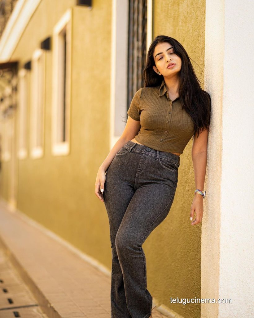 Ananya Nagalla In Her Denim Pants Telugu Cinema