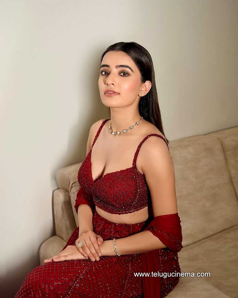 Rukshar Dhillon In A Red Outfit Telugu Cinema