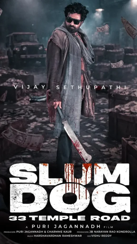 Vijay sethupathi in a Puri Jagannadh Slum Dog movie first look