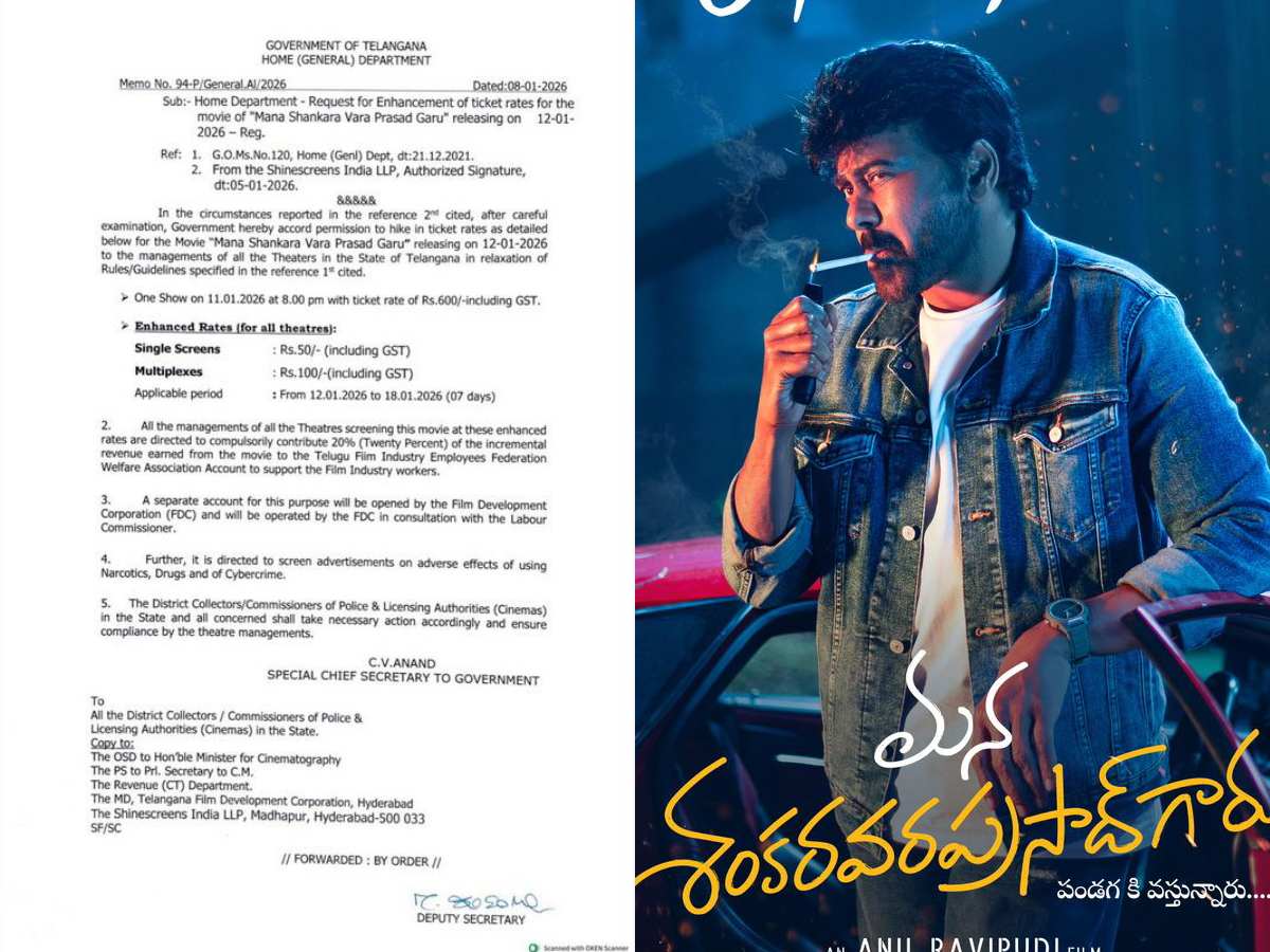 Telangana Ticket Rates