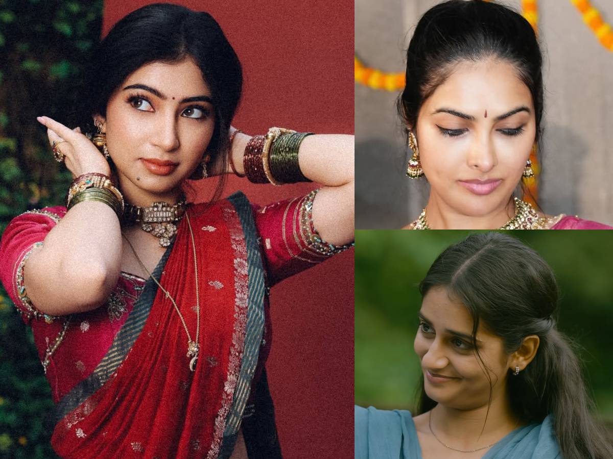 Sara Arjun, Divi Vadthya and Sandhya