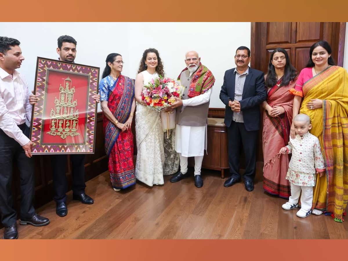 Kangana Ranaut with PM Modi