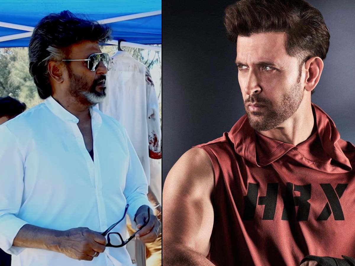 Rajinikanth and Hrithik Roshan