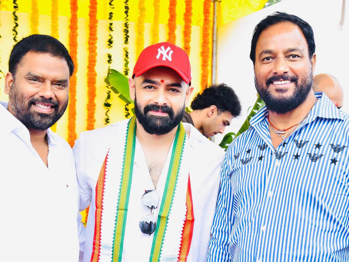 Ram Pothineni with PROs - Vamshi and Sekhar