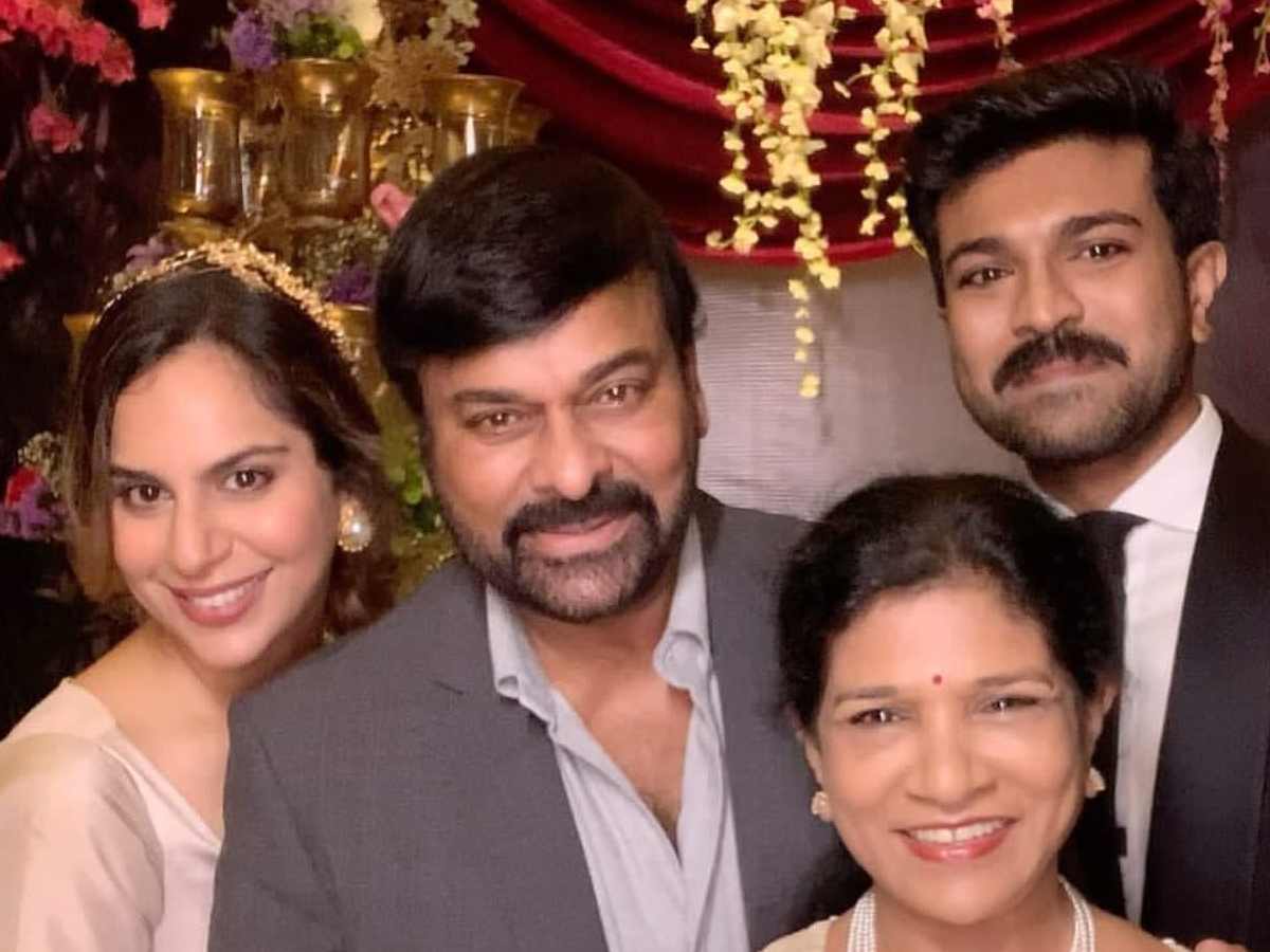 Konidela Surekha and Chiranjeevi family