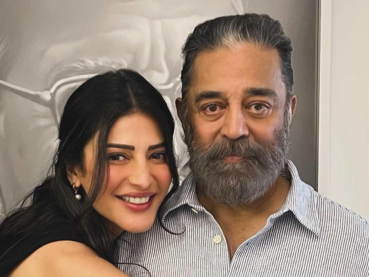 Kamal Haasan and his daughter Shruti Haasan
