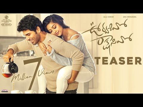 Urvasivo Rakshasivo Teaser | 4K | Allu Sirish, Anu Emmanuel | Rakesh Sashii | Nov 4th, 2022 Release