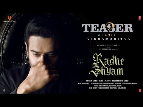 Prabhas as Vikramaditya | Character Teaser | Radhe Shyam | Pooja Hegde | Radha K Kumar | Bhushan K