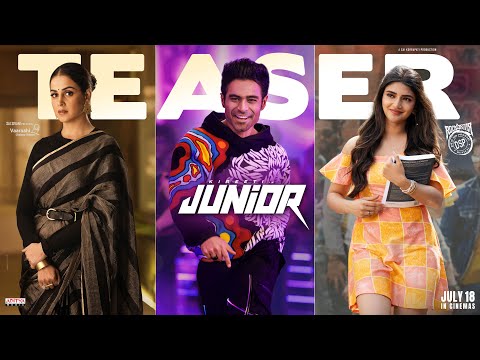 Junior Teaser -Telugu | Kireeti, Sreeleela | Genelia | Radha Krishna | DSP |Vaaraahi Chalana Chitram