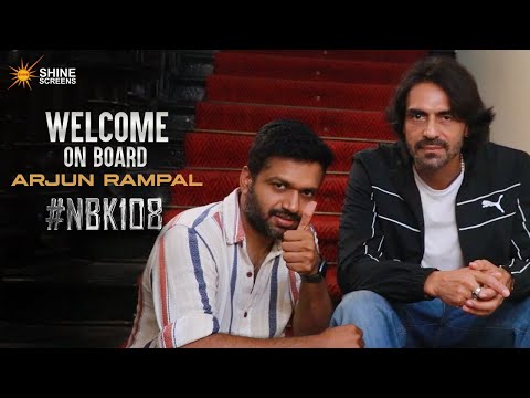 Welcome On Board Arjun Rampal | #NBK108 | Nandamuri Balakrishna | Anil Ravipudi | Kajal | Sreeleela