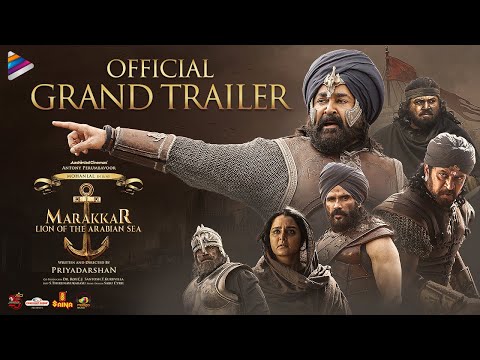 Confident Group Presents | Marakkar: Lion of the Arabian Sea Grand Trailer Telugu | Mohanlal | Arjun