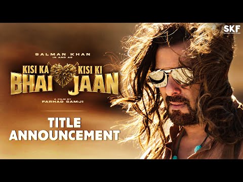 Kisi Ka Bhai Kisi Ki Jaan | Title Announcement | Salman Khan, Venkatesh D, Pooja H | Farhad S