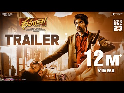 Dhamaka Telugu Movie Trailer | Ravi Teja | Sreeleela | Thrinadha Rao Nakkina | Bheems Ceciroleo