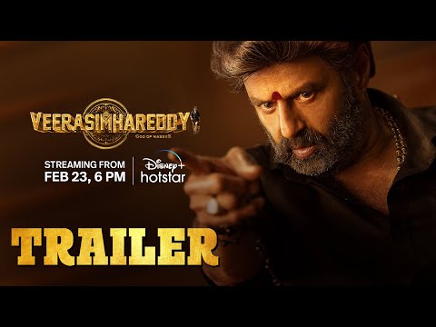 Veera Simha Reddy Trailer | Disney Plus Hotstar | Balakrishna | Premieres 6 PM, FEB 23