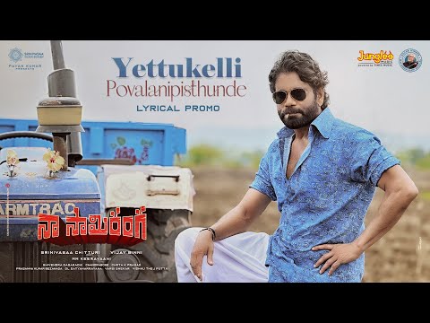 Yettukelli Povalanipisthunde - Lyrical Promo | Naa Saami Ranga | Nagarjuna Akkineni | MM Keeravaani