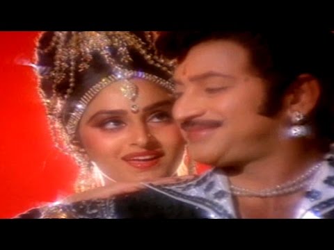 Akashamlo Okatara Full Video Song || Simhasanam Movie || Krishna, Jaya Pradha, Mandakini