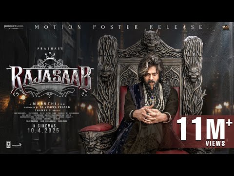 The RajaSaab Motion Poster | Prabhas | Maruthi | Thaman S | TG Vishwa Prasad | People Media Factory