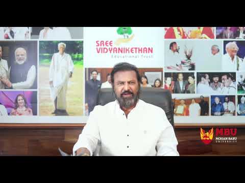 Mohan Babu University | Dr.M. Mohan Babu, Chairman of Sree Vidyanikethan Educational Trust