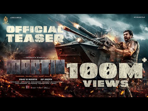 #Martin - Teaser [4K] | Dhruva Sarja | AP Arjun | Uday K Mehta