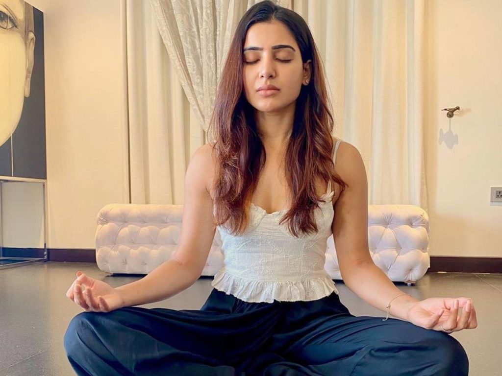 Samantha begins 48-day meditation 1 Samantha Akkineni