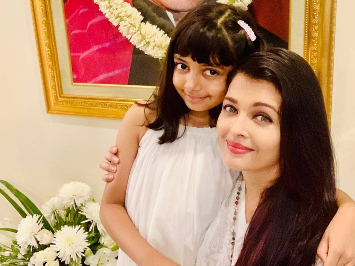 Aishwarya Rai with daughter