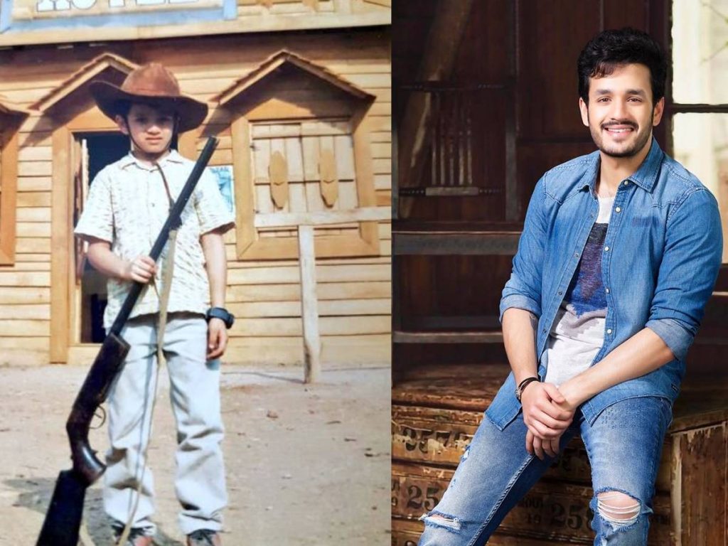 కౌబాయ్ గా లవర్ బాయ్ 1 Akhil as cowboy