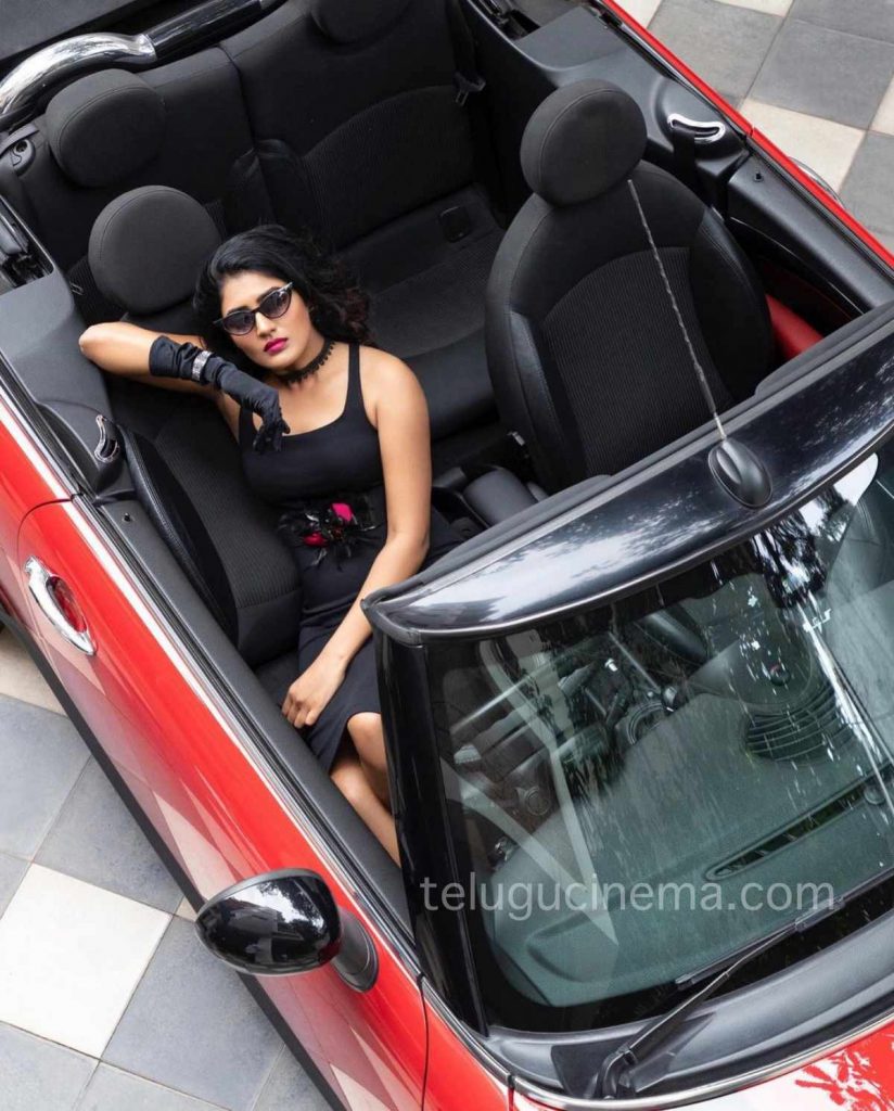 Eesha Rebba in a car - photoshoot | Telugu Cinema