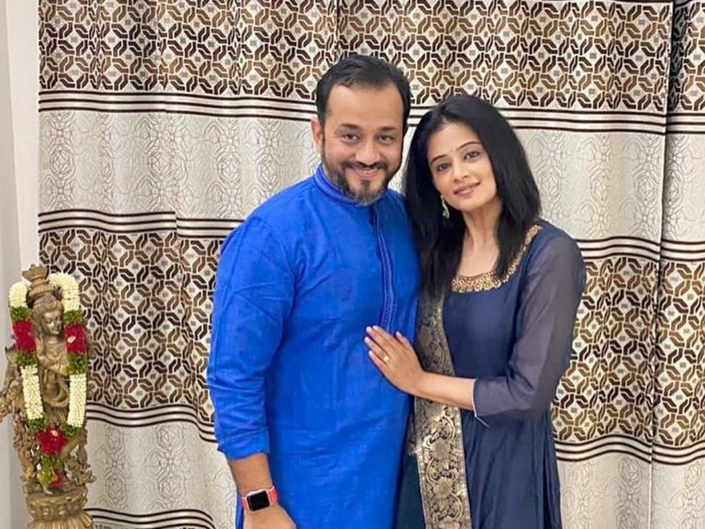 Priyamani with Mustuf Raja