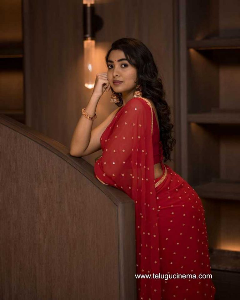 Shivathmika Rajasekhar sizzles in a red Saree | Telugu Cinema