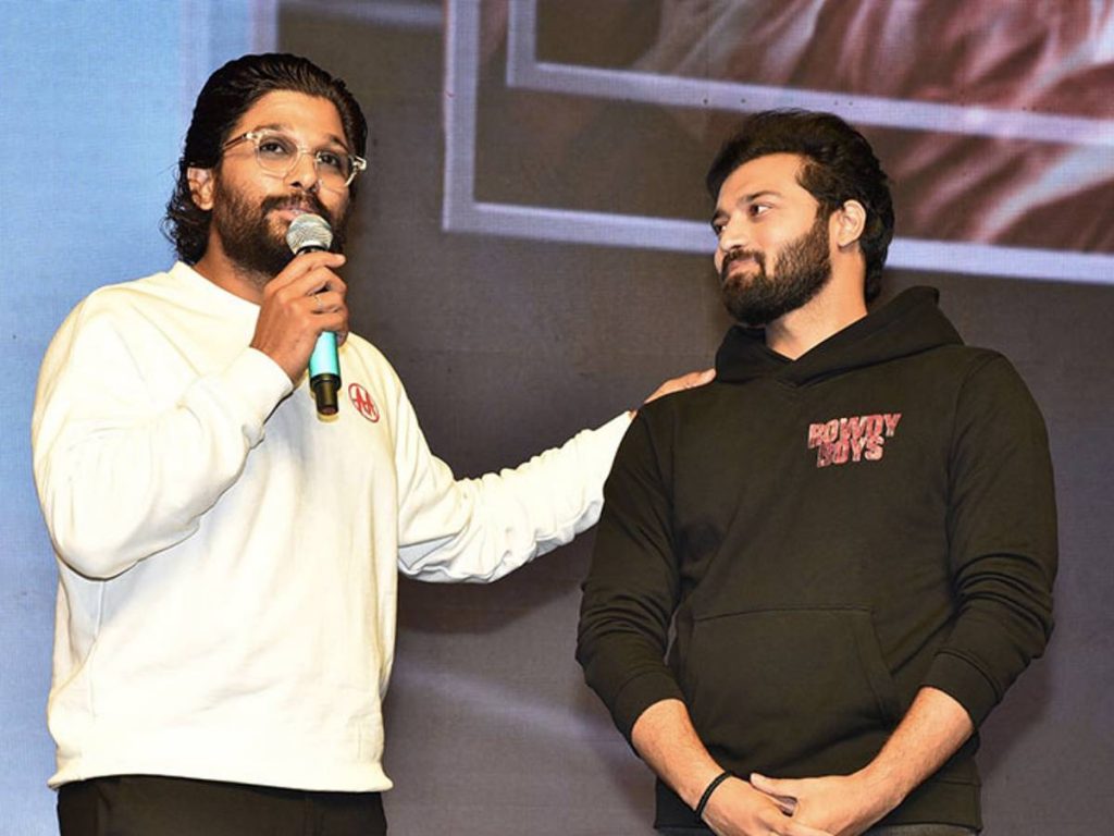 Allu Arjun and Ashish