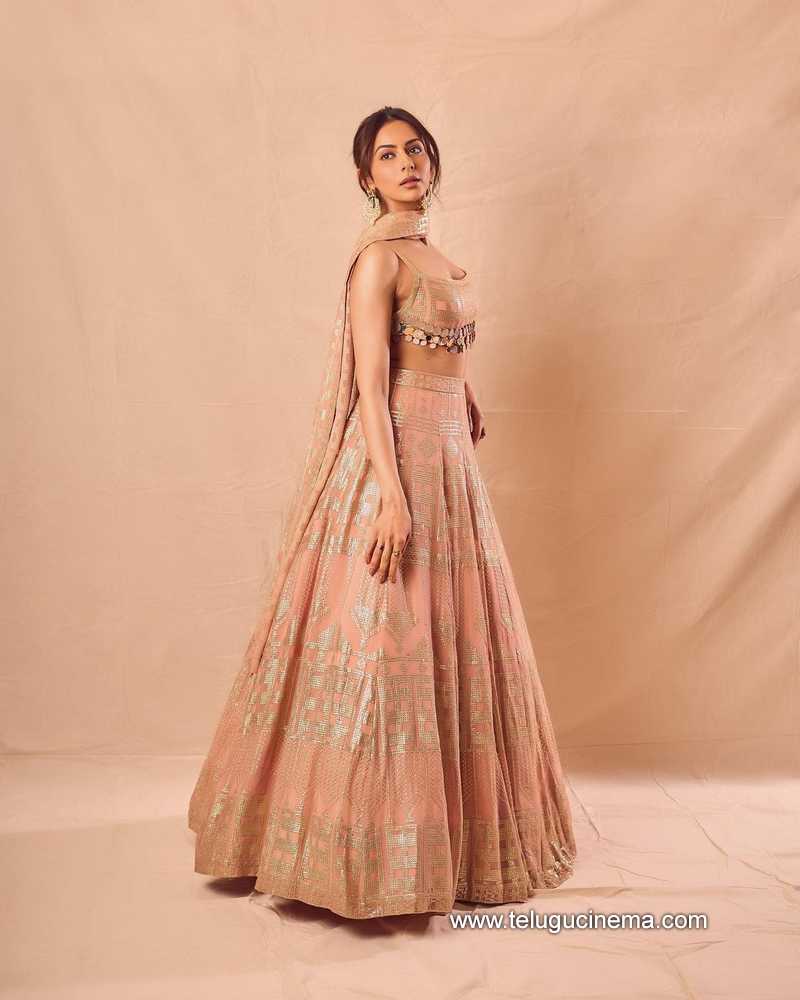 Kiara Advani Casts A Spell In This Stunning Peach Feathered Embellished  Lehenga