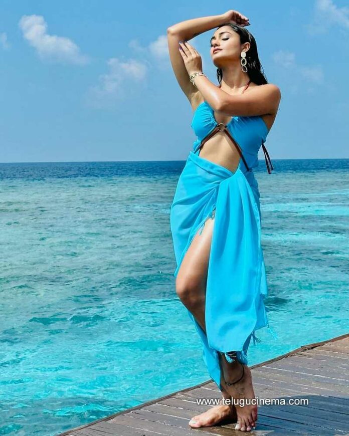 Tridha Choudhury In Bikini In Maldives Telugu Cinema 