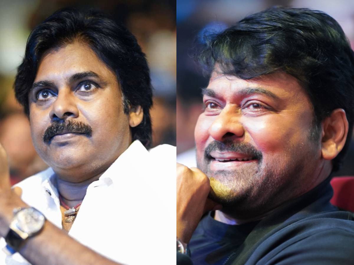 Chiranjeevi and Pawan Kalyan
