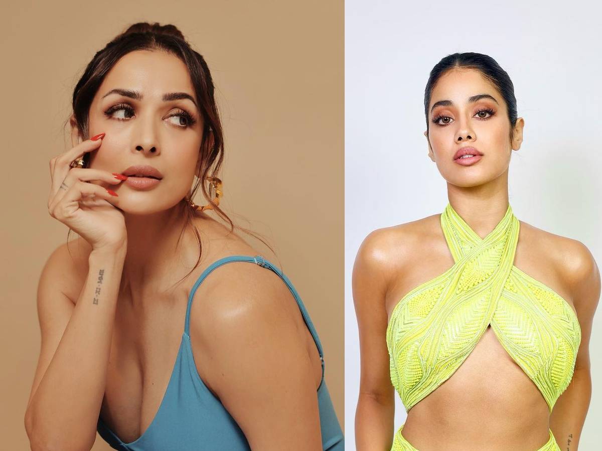 Malaika Arora and Janhvi Kapoor