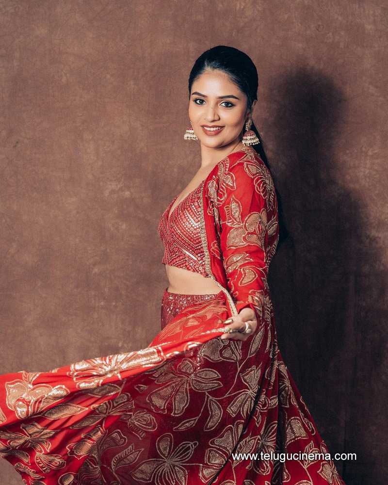 Sreemukhi Bholaa Shankar Promotions Telugu Cinema