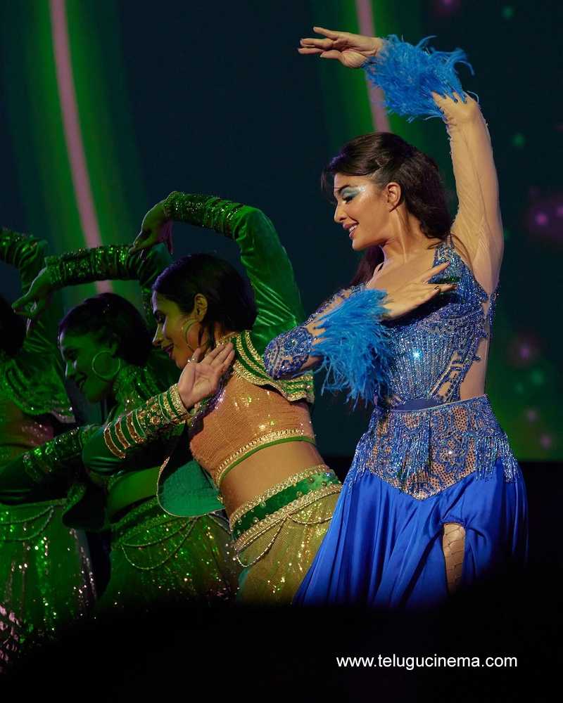 Jacqueline Fernandez dancing at an event | Telugu Cinema