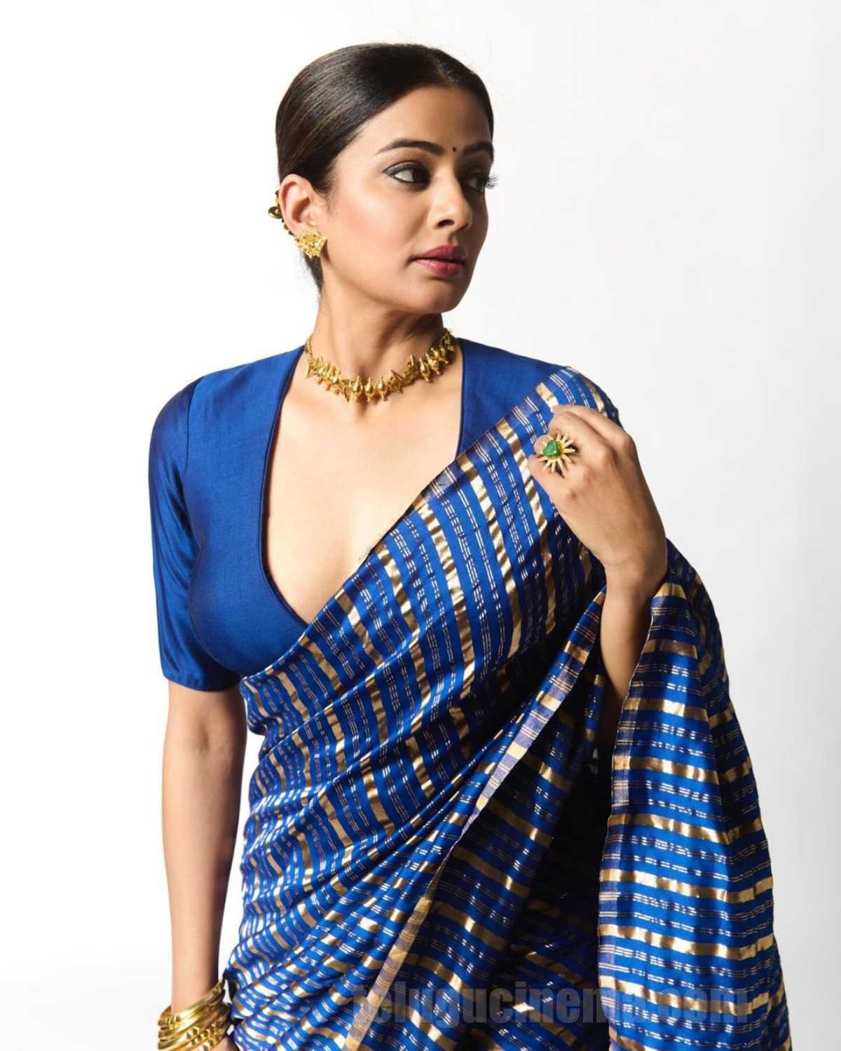 Priyamani in a blue Saree! | Telugu Cinema