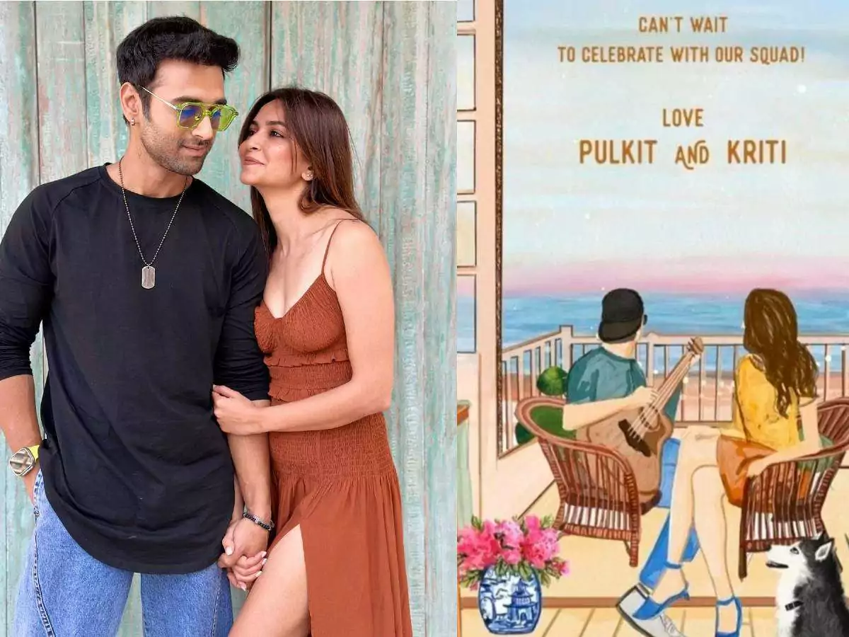 Kriti Kharbanda wedding invitation card