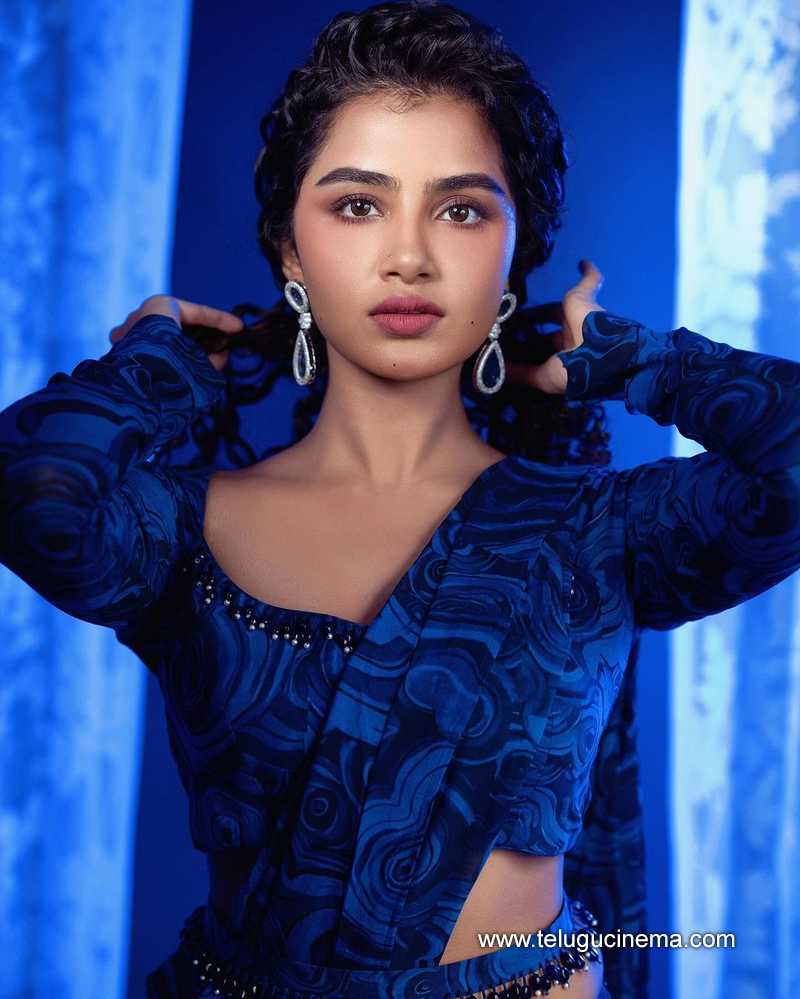 Anupama Parameswaran in a stunning ocean blue outfit | Telugu Cinema