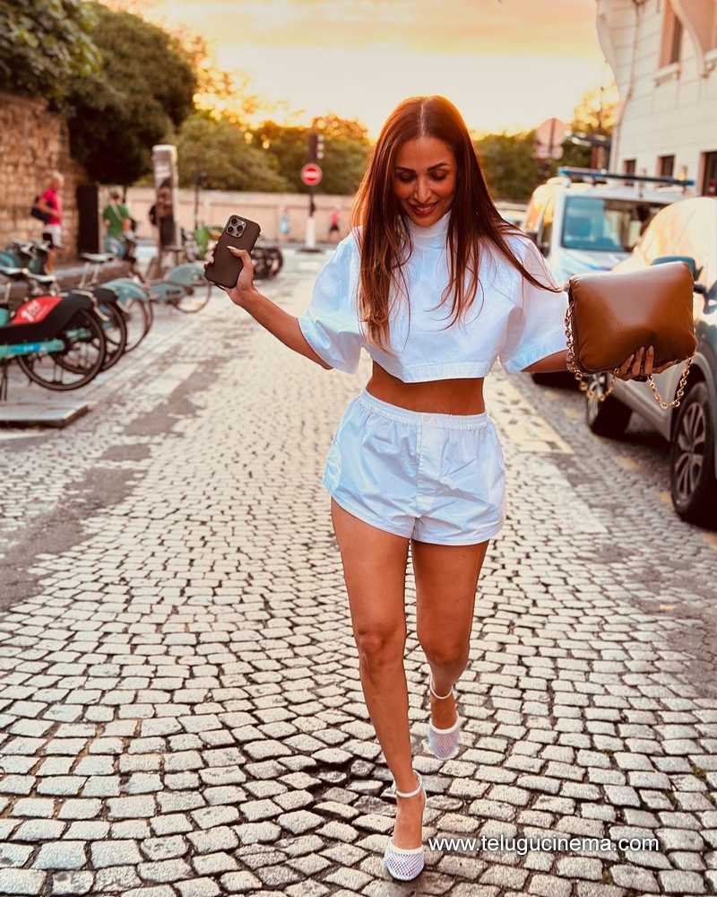 Malaika Arora in shorts