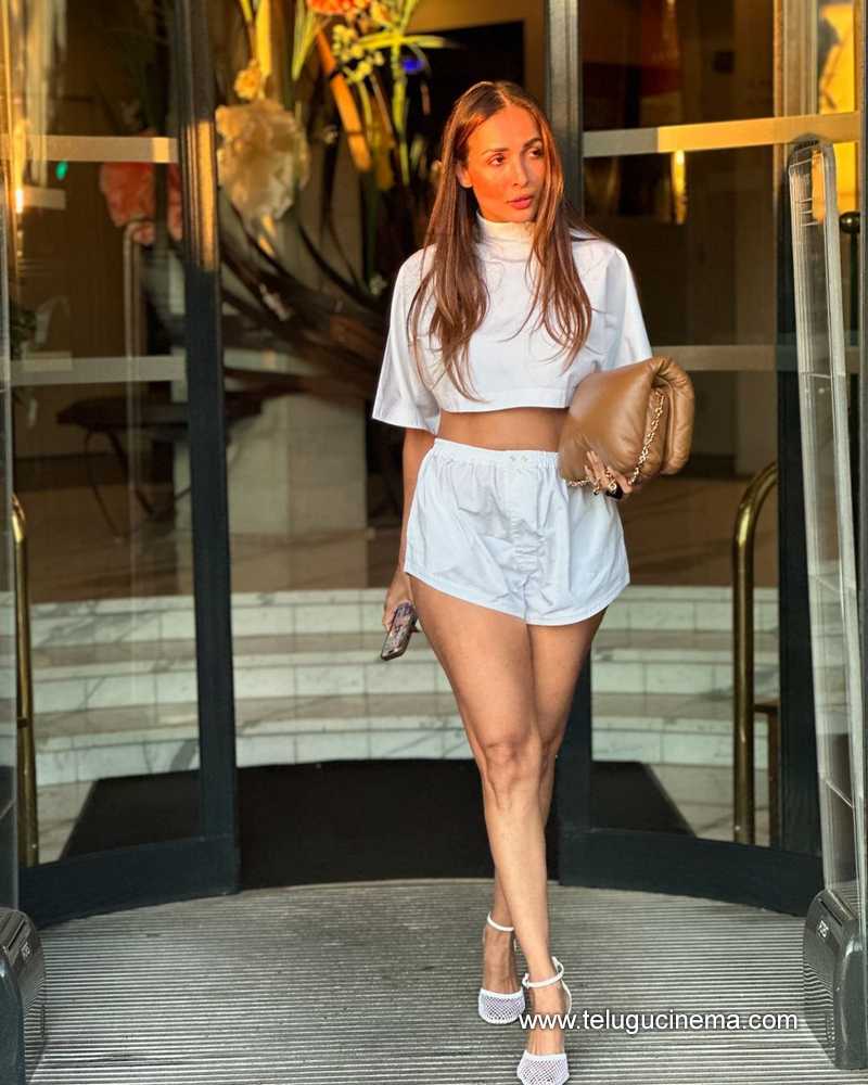 Malaika Arora in shorts