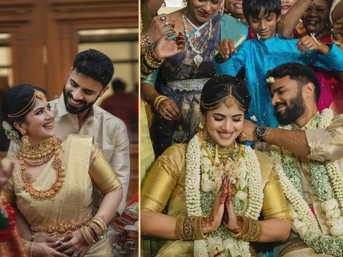Megha Akash weds Saai Vishnu