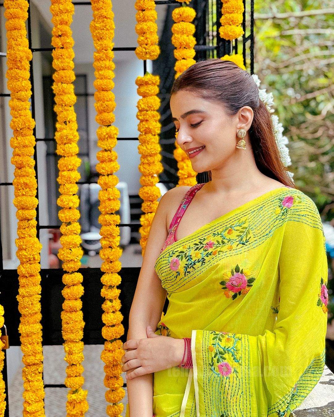 Rukshar Dhillon's festive look