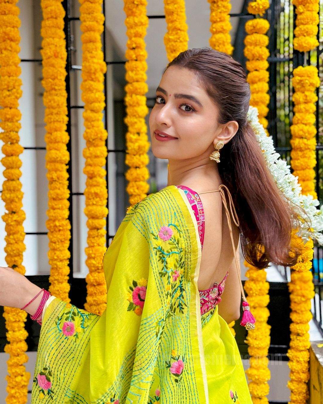 Rukshar Dhillon's festive look