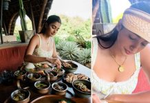 Pooja Hegde enjoys Sri Lankan food