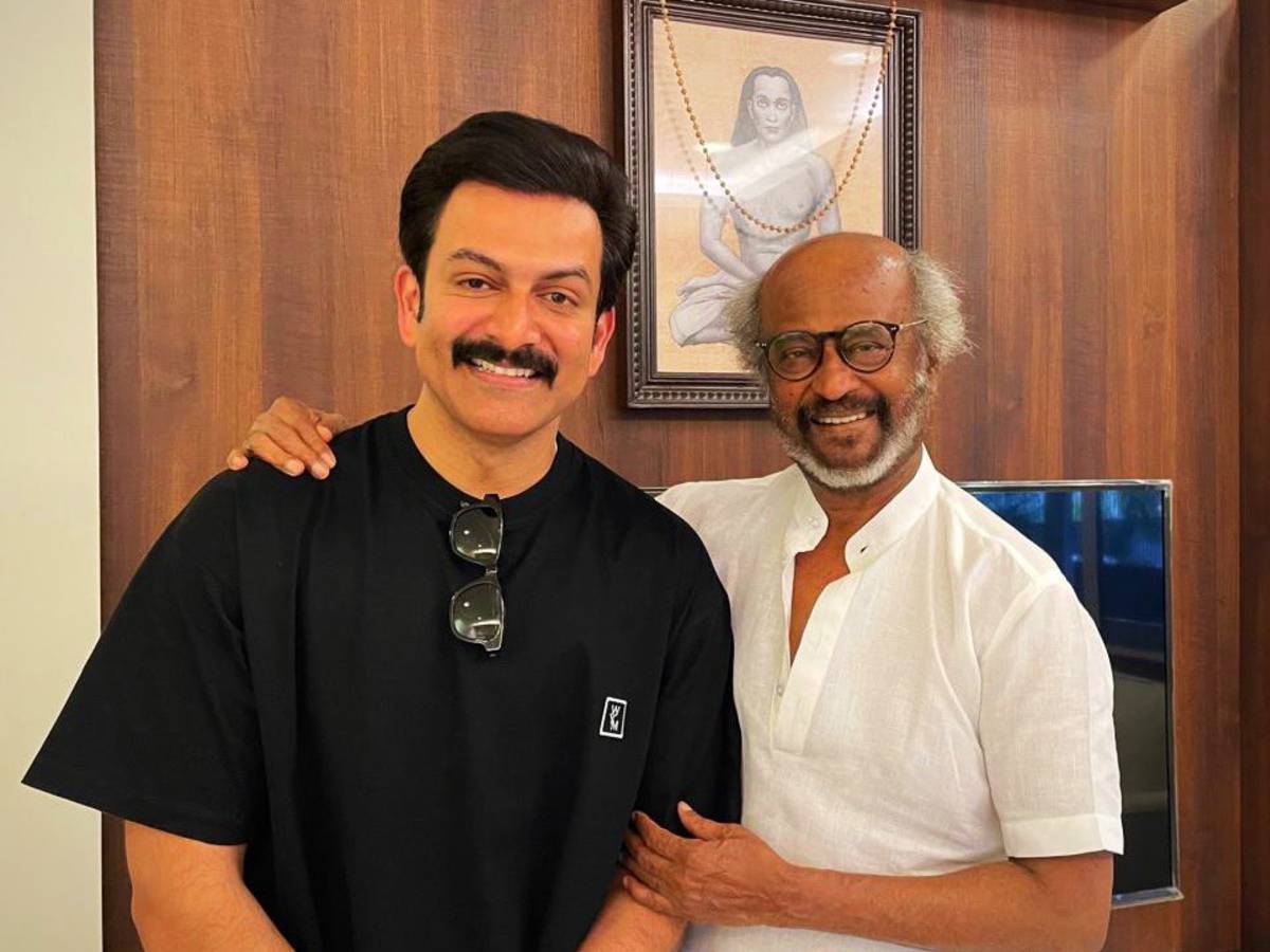  Prithviraj Sukumaran & Rajinikanth