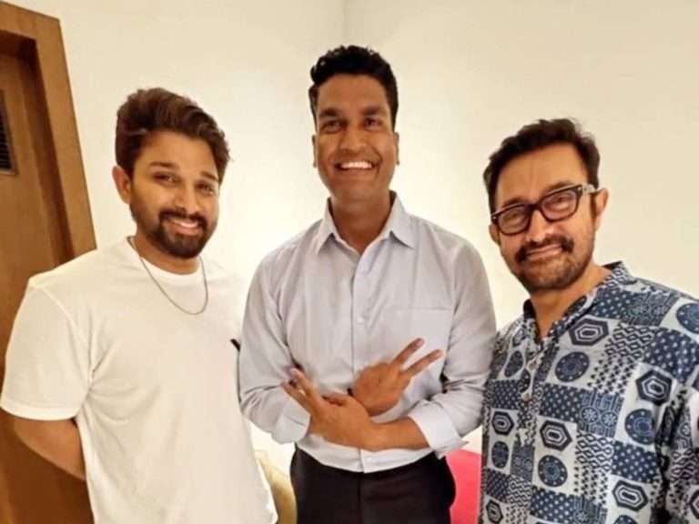 Allu Arjun and Aamir Khan