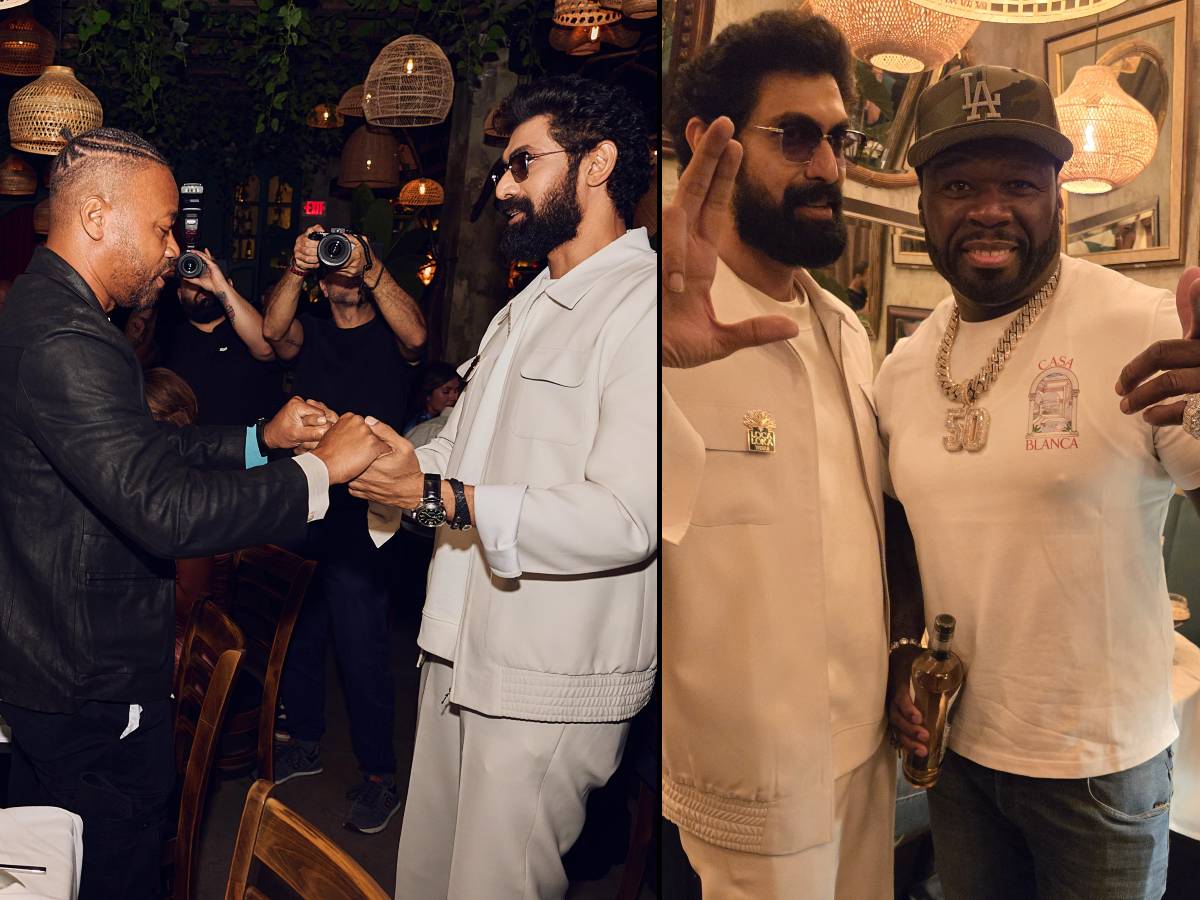 Rana with 50 Cent and Cuba Goding Jr.