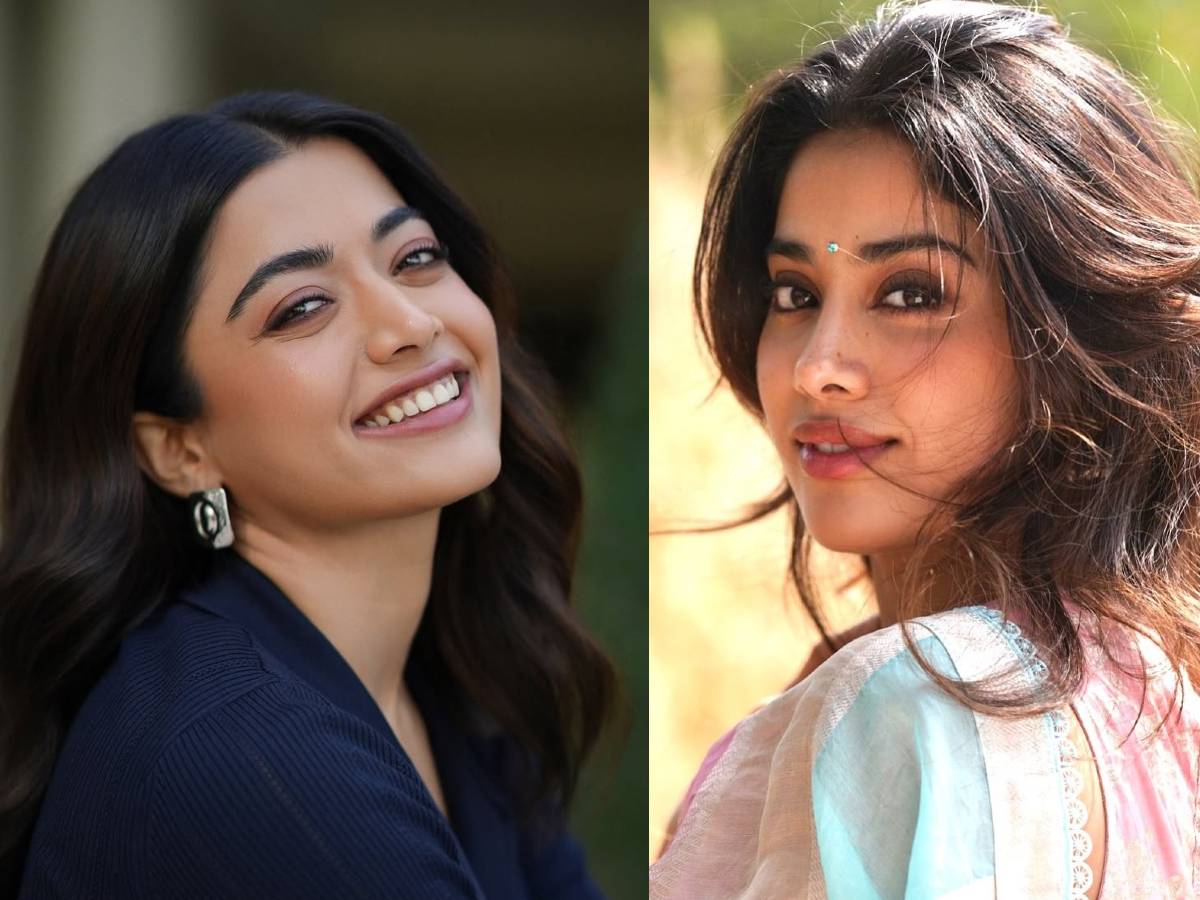 Rashmika Mandanna and Janhvi Kapoor